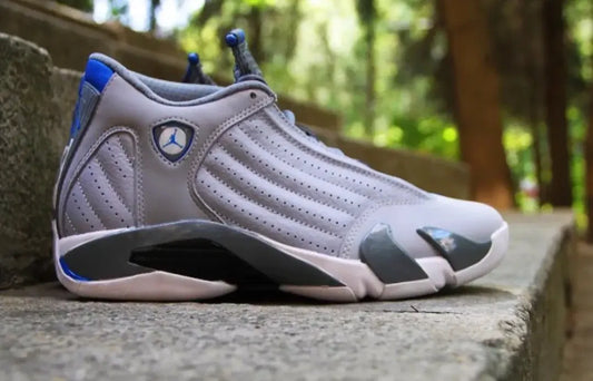 Air Jordan 14 Grises "Grey/Blue"