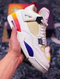Air Jordan 4 Retro Arcoíris "White/Rainbow"