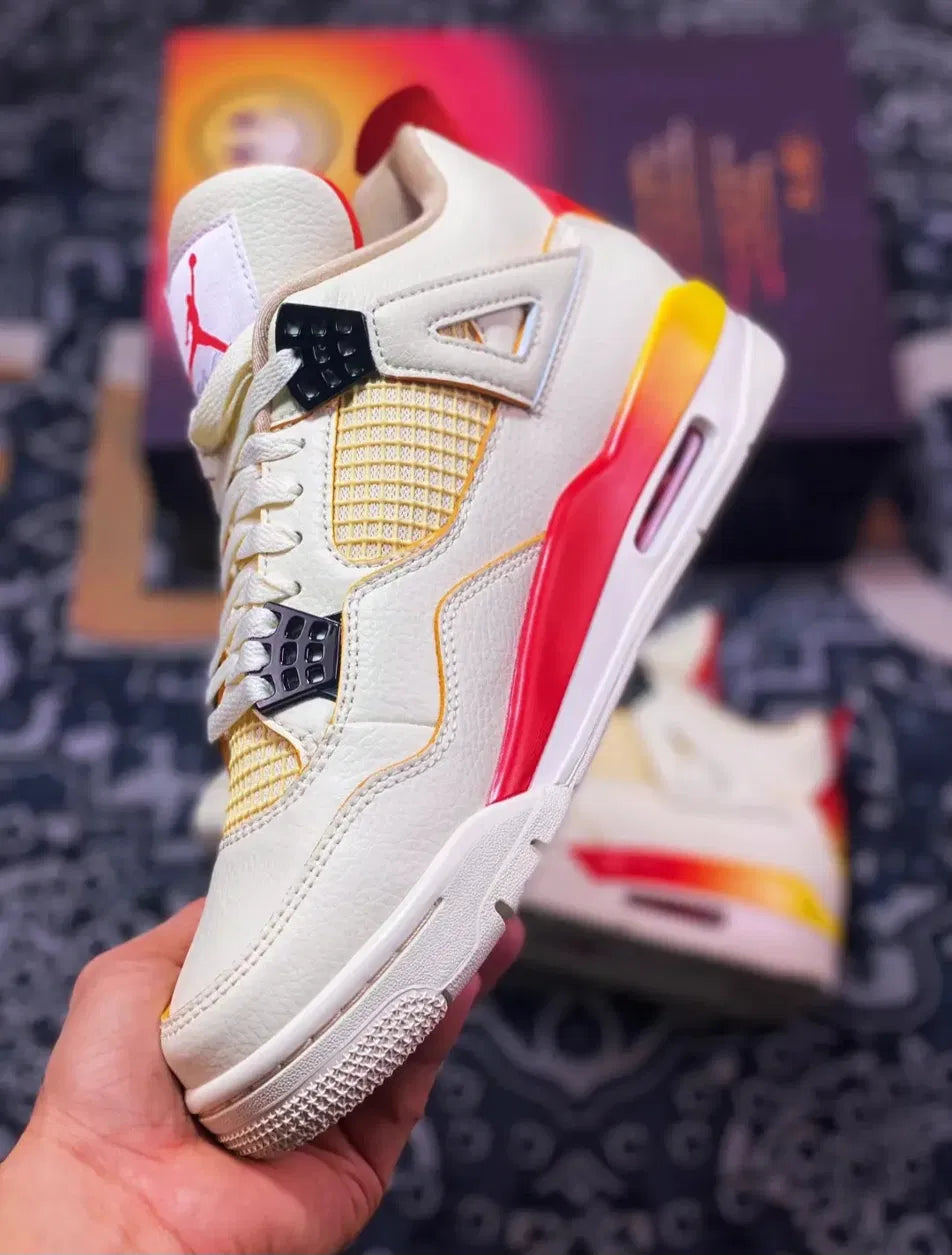 Air Jordan 4 Retro Arcoíris "White/Rainbow"
