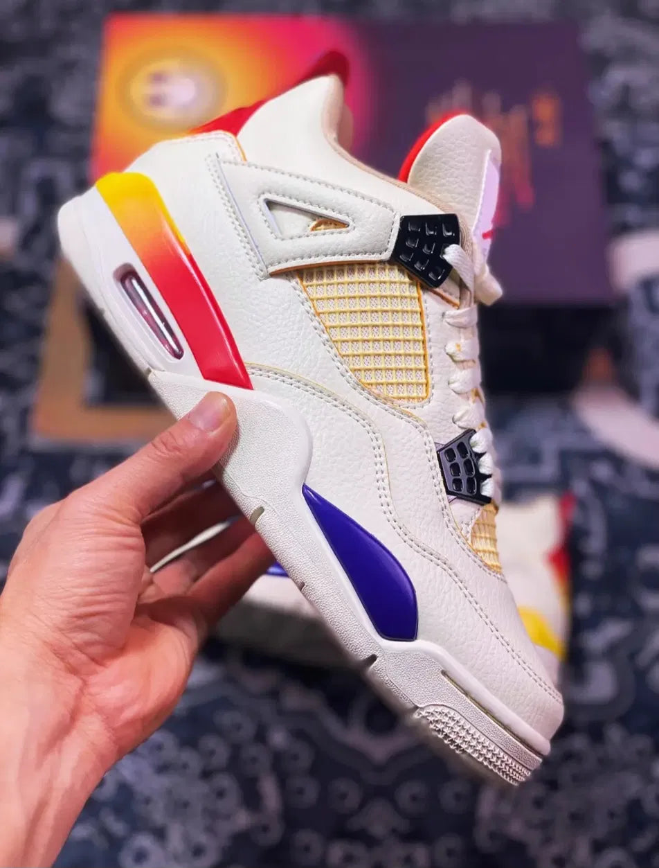 Air Jordan 4 Retro Arcoíris "White/Rainbow"