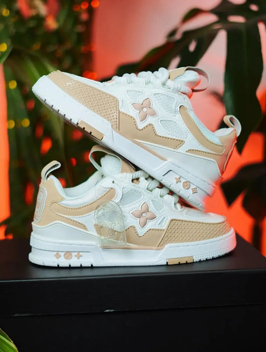 LV Diseñador Blancos con Beige "White/Beige"