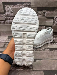 On Cloudmonster Blancos "Total White"