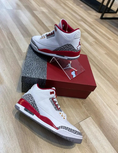 Air Jordan 3 — White/Cardinal Red "Cardinal"