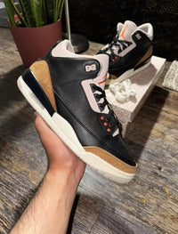 Air Jordan 3 Negros — Black/Palomino/Desert
