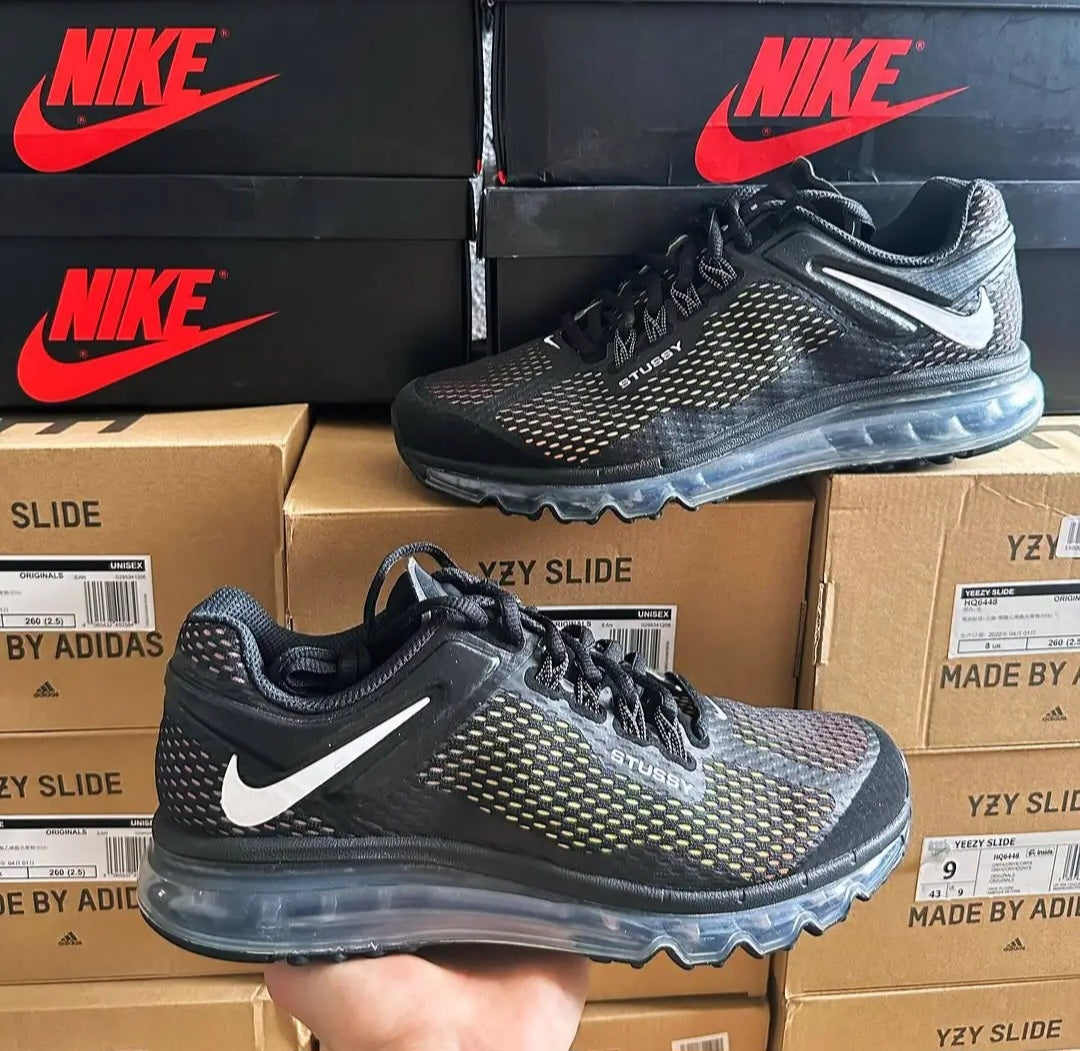 Nike x Stüssy Air Max 2013 — Negros con Verde