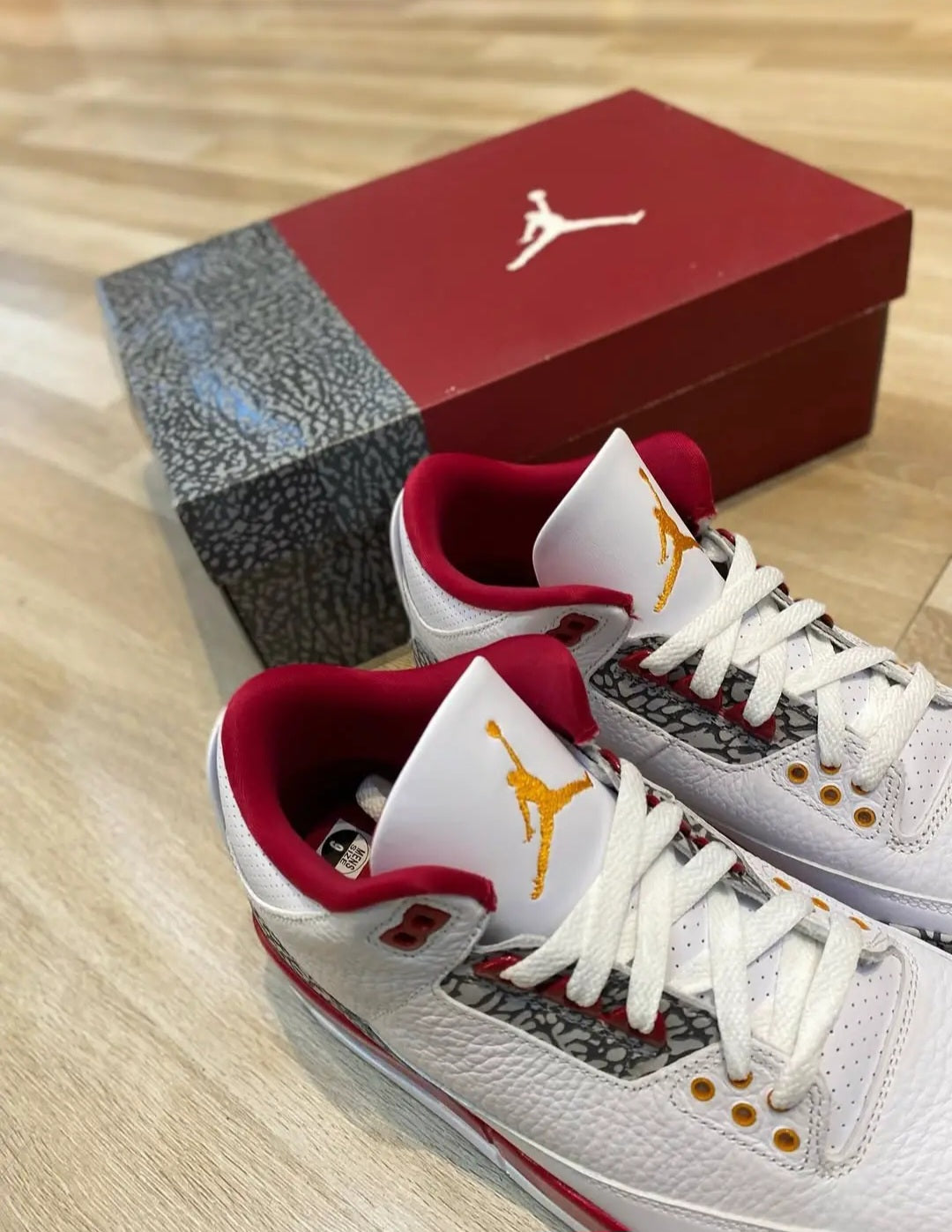 Air Jordan 3 — White/Cardinal Red "Cardinal"